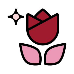 rosa icono