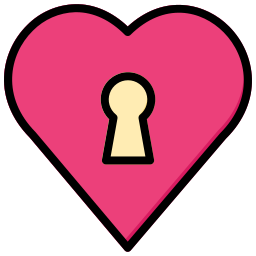cerradura de llave icono