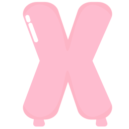 Letter x icon