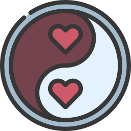 ying yang ikona