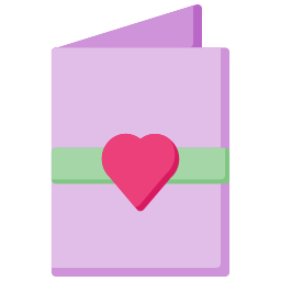 Greeting card icon