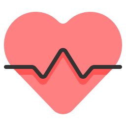 battito cardiaco icona