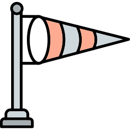 Wind vane icon