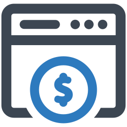 Online payment icon