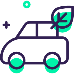 Electric car icon