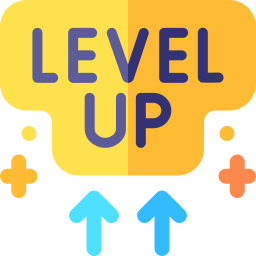 niveau omhoog icoon