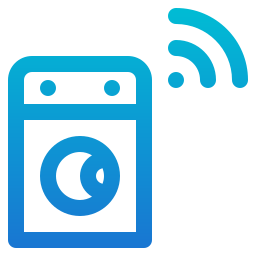 Smart washing machine icon