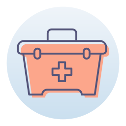 First aid box icon