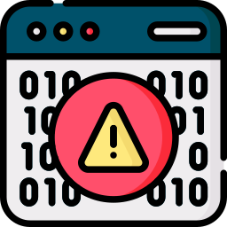 Cyber attack icon