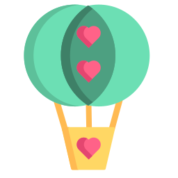 Air balloon icon