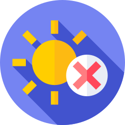 No sun icon