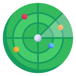 point radar Icône