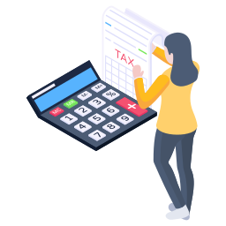 calcular impuestos icono