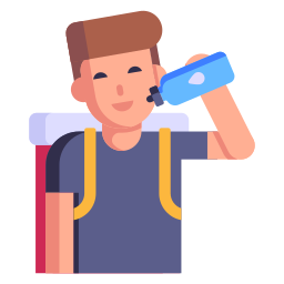 Drinking water icon