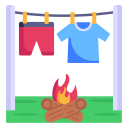 Hang clothes icon
