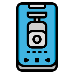 cámara de cctv icono