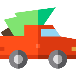 Pickup truck icon