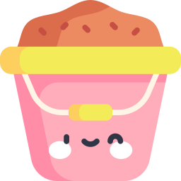 Sand bucket icon