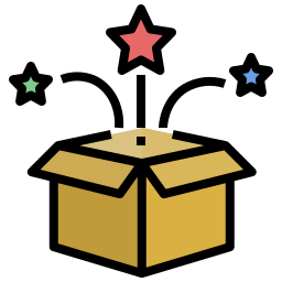 caja sorpresa icono