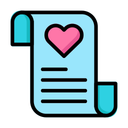 Greeting card icon