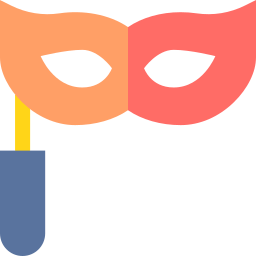 Carnival mask icon