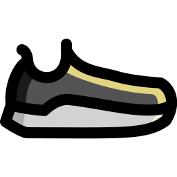 Running shoes icon