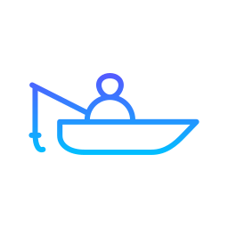 Fishing boat icon