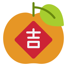 mandarina icono