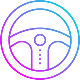 Steering wheel icon