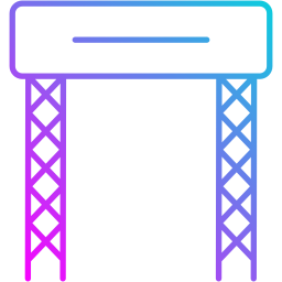 ligne d'arrivée Icône