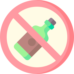 No alcohol icon