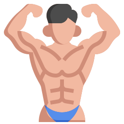 bodybuilding icoon