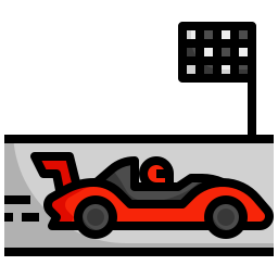 Автомобильная гонка иконка