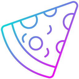 porción de pizza icono