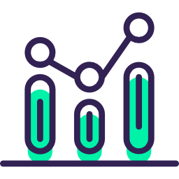 Line chart icon