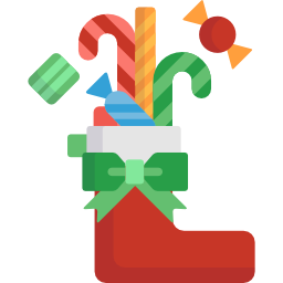 Christmas sock icon