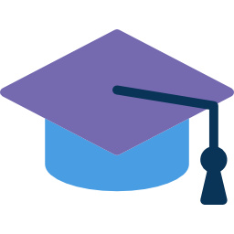 Graduation hat icon