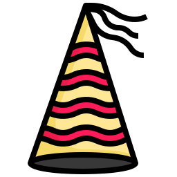 sombrero de fiesta icono