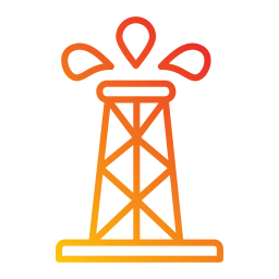 Нефтяная дрель иконка