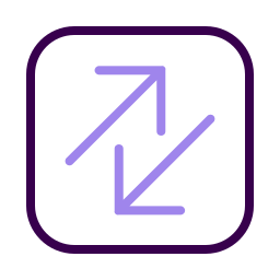 Diagonal arrow icon