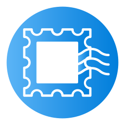 Почтовый штемпель иконка