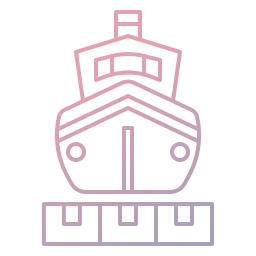 barco de carga icono