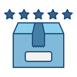 Rating stars icon