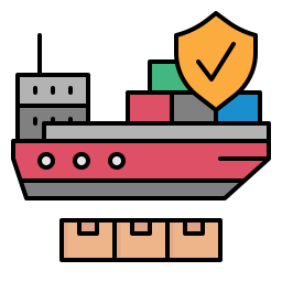 Container ship icon