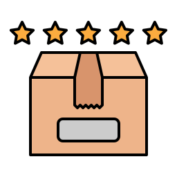 Rating stars icon