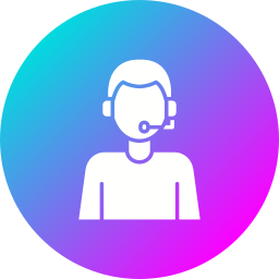 Customer service agent icon