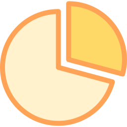 gráfico de pizza Ícone