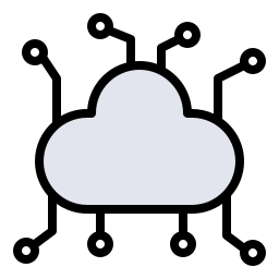 usługa chmury ikona
