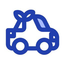 Eco car icon