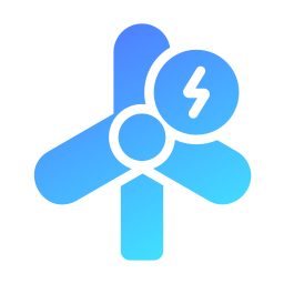 Wind power icon